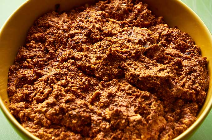 Cotija Cheese and Ancho Chile Paste