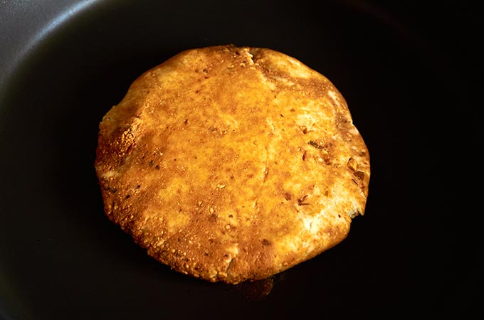 Gordita in Frying Pan