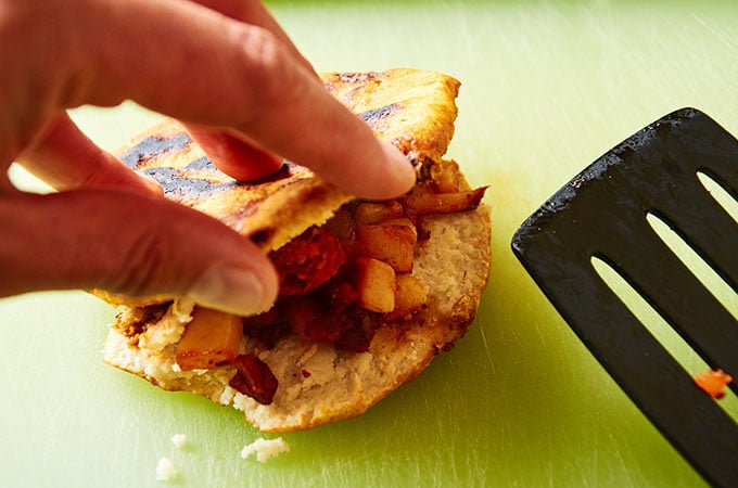 Gorditas with Potato and Chorizo