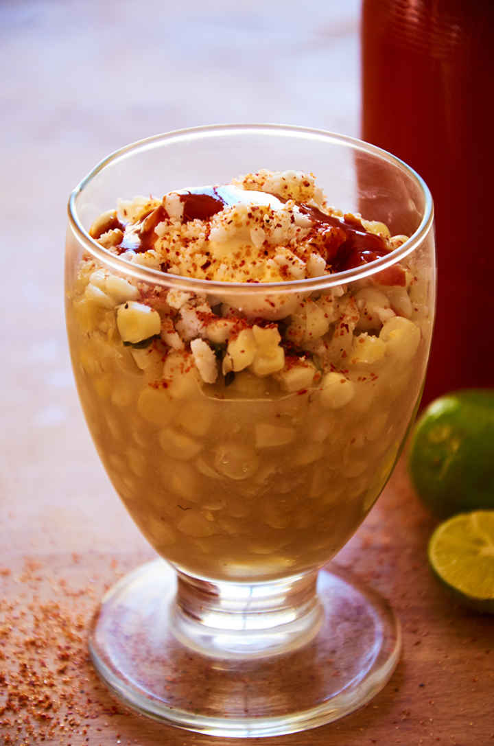 Esquites with Chile and Lime